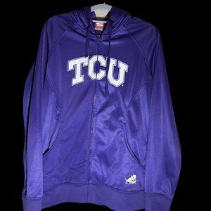 L TCU FULL-ZIP HOODIE